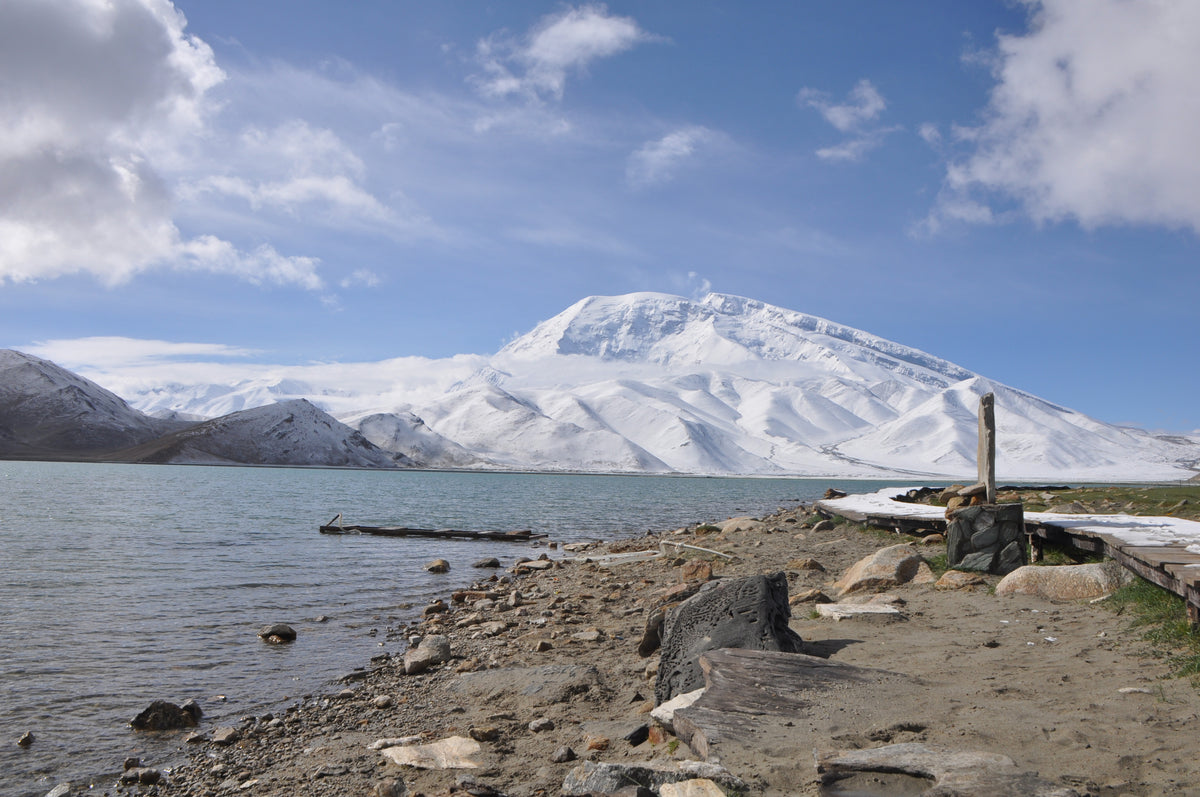Karakul Lake and Muztagh Ata in Xinjiang